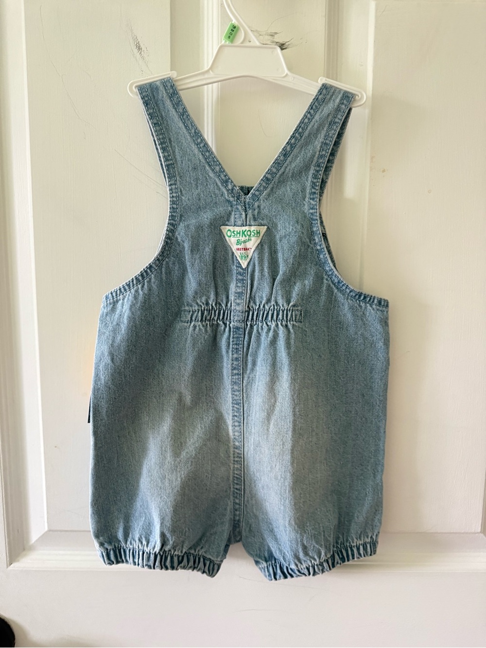 OshKosh B'gosh Light Blue Denim Shortalls with Front Pocket - Picture 6 of 7